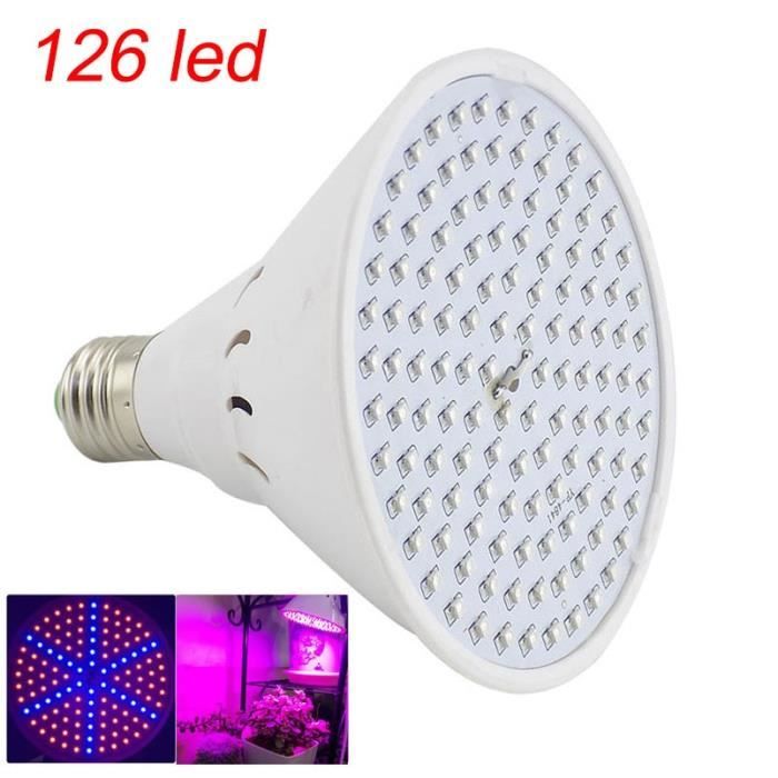 LAMPE DE CULTURE,126 ledAmpoules E27 pour culture de plantes