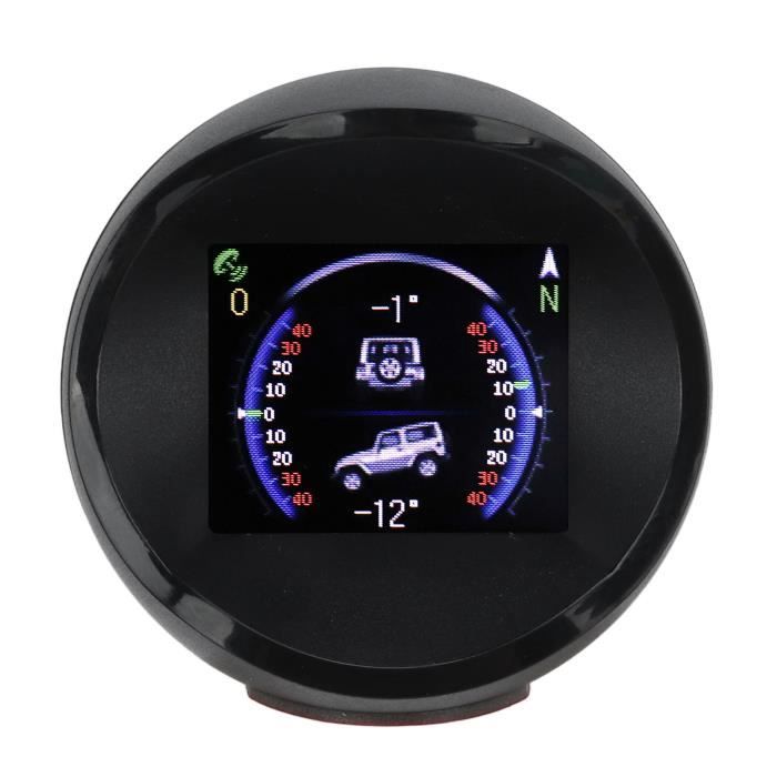 Inclinomètre Numérique Pour Voiture - Boussole De Pente Et Angle | Équipement De Mesure D'Inclinaison