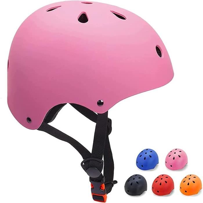 Casque Vélo Enfant 3-13 Ans Casque pour Filles Garçons Bébés Protection  Roller Enfant rose - Cdiscount