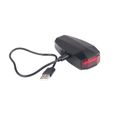 1 pièces feu arrière intelligent LED USB charge télécommande sans fil antivol vélo sirène avertir pour   CYCLE LIGHTING-1
