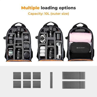 Lesgos Sac à Dos Pour Appareil Photo, Sac étanche Avec Rembourrage