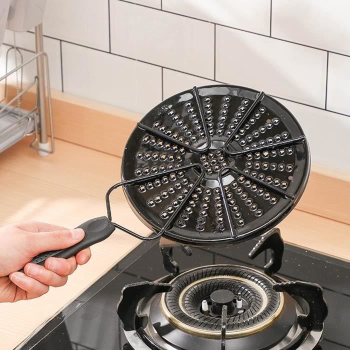 HEMOTON Lot De 2 Diffuseurs De Chaleur Isolants En Fonte – Protège Table Et Cuisinière Gaz/Électrique