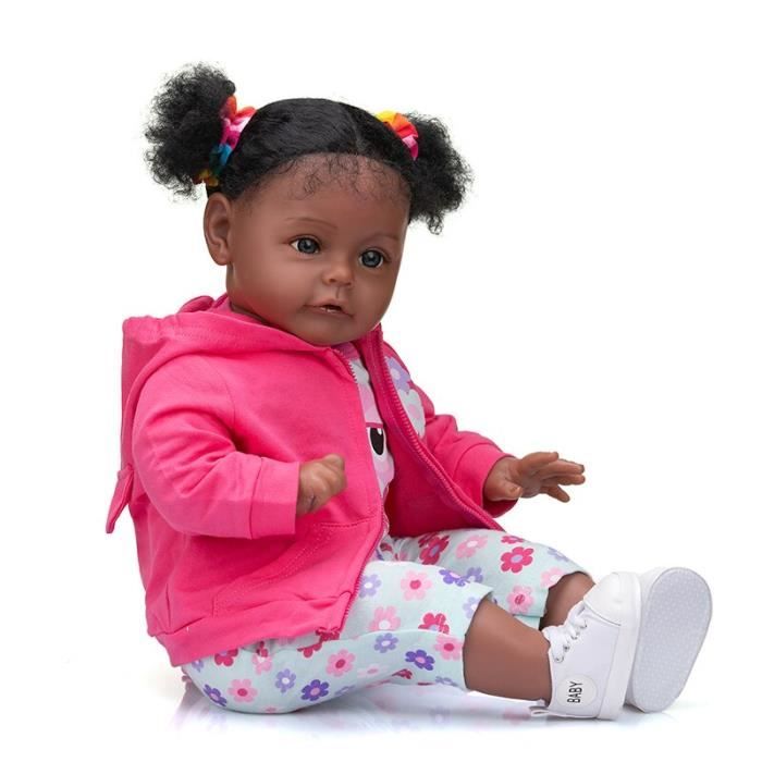 NPK87cm-Énorme poupée bébé fille tout-petit réaliste, poupée à