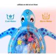 Tapis d'éveil gonflable pour bébé en forme de tortue - GOGOU - Grande taille - Bleu - PVC-2