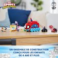 LEGO® Marvel 10791 Le QG Mobile de l’Équipe Spidey, Jouet Enfants avec Figurines Black Panther-2