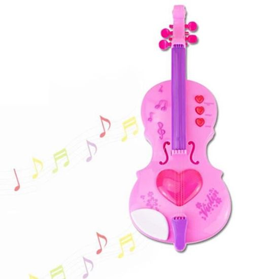 Violon Jouet Éducatif En ABS Pour Enfants Débutants - 48 Cm, Cordes Ajustables, Avec Archet Et Colophane
