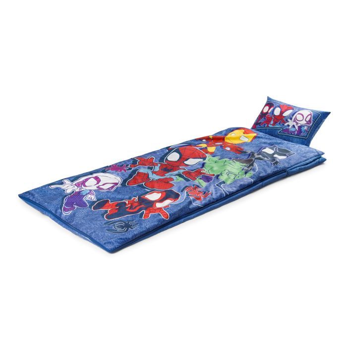 Spider-Man Spider Sense Childs Camping Sleeping Bag in Bag 28 x 56 USA