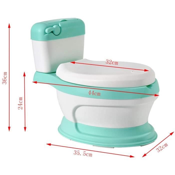 Pot Bebe Mini Toilette: Enfant Petit WC Apprentissage pour Bébé Avec  Imitation Chasse Couvercle Potty Garcon Fille Jusqu'à 6 A[133] - Cdiscount  Puériculture & Eveil bébé