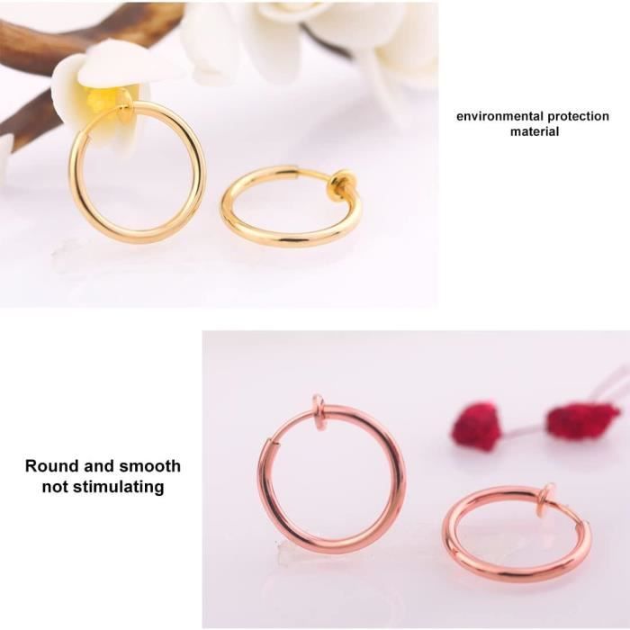 4 Paires Boucles D Oreilles Non Percees Boucles D Oreilles Fake Clicker Nose Ring Ear Clip Body Jewelry J1871 Achat Vente boucle d oreille 4 Paires Boucles D Oreilles Non Percees Boucles D Oreilles Fa...