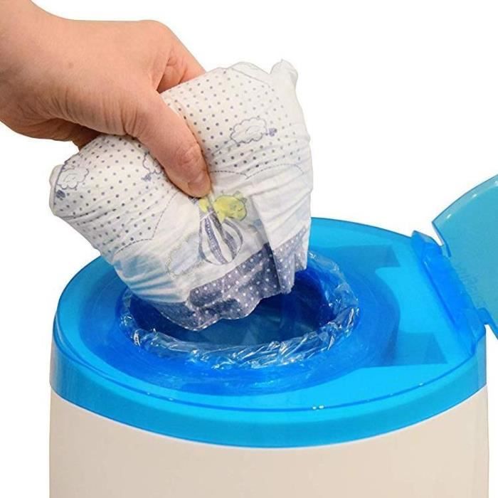 Swirl sacs-poubelle antibactériens avec poignées salle de bains 10 litres  (37 pièces) Swirl