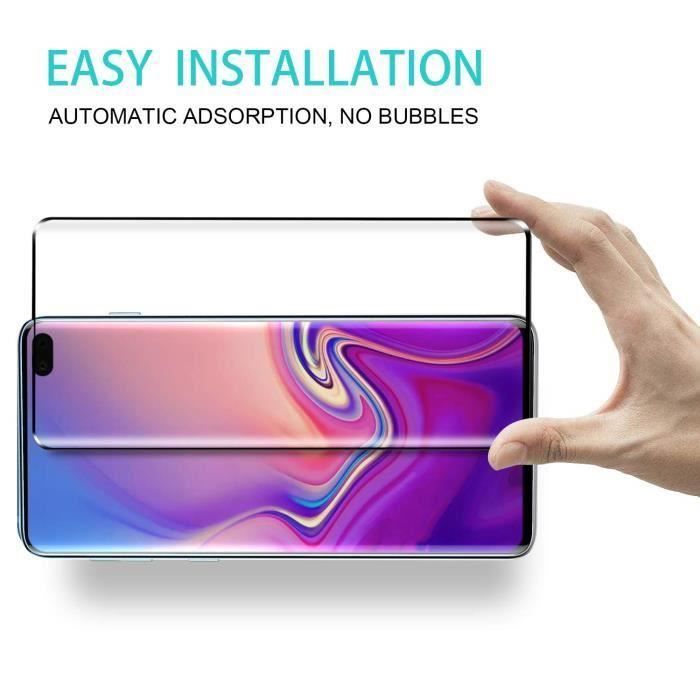 Verre trempé pour Samsung Galaxy S10, S10+ et S10e | Protection d'écran 3D  intégrale