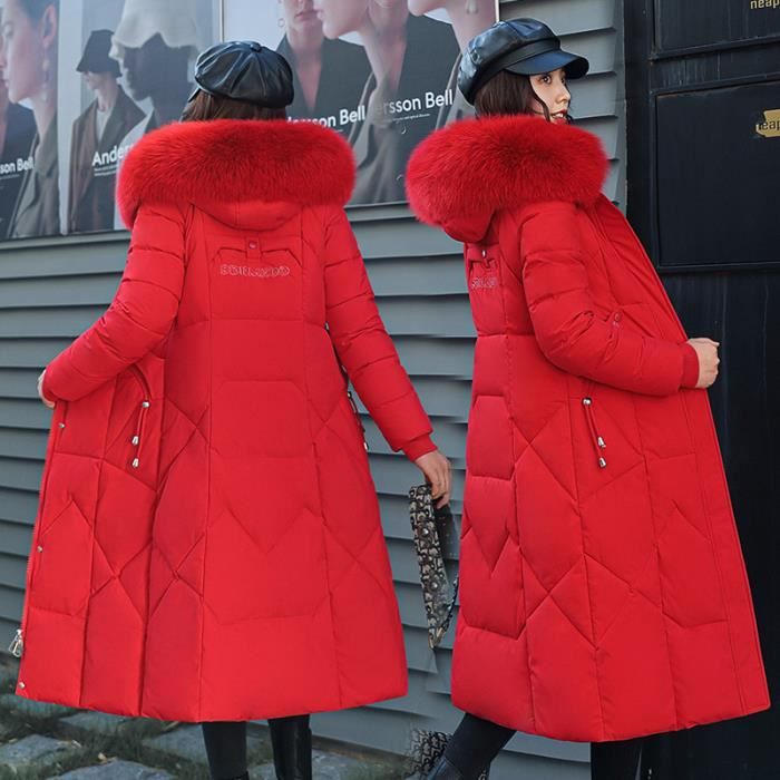 Mode femme doudoune rouge deals