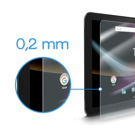 KARYLAX - Pellicola proteggi schermo in vetro Nano flessibile, durezza 9H, ultra sottile, 0,2 mm e 100% trasparente, per tablet Alldocube iPlay 10 10,6 pollici
