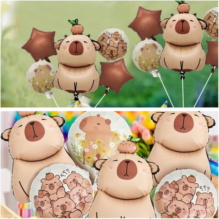 10 Bandeaux Gonflables Animaux - Pour Fête Anniversaire - Décorations Ludiques Et Colorées