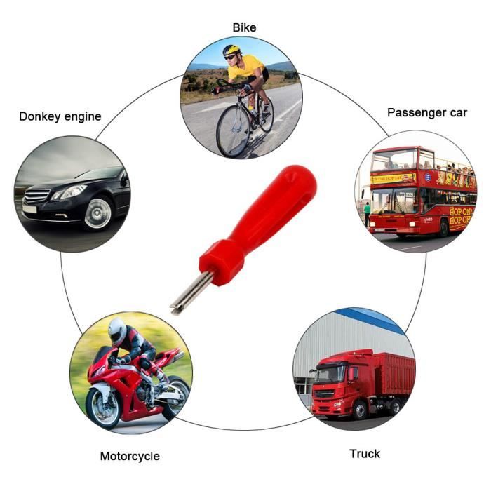 20 X You.S Alluminio Granata Blu Coperture Valvole per Auto Moto