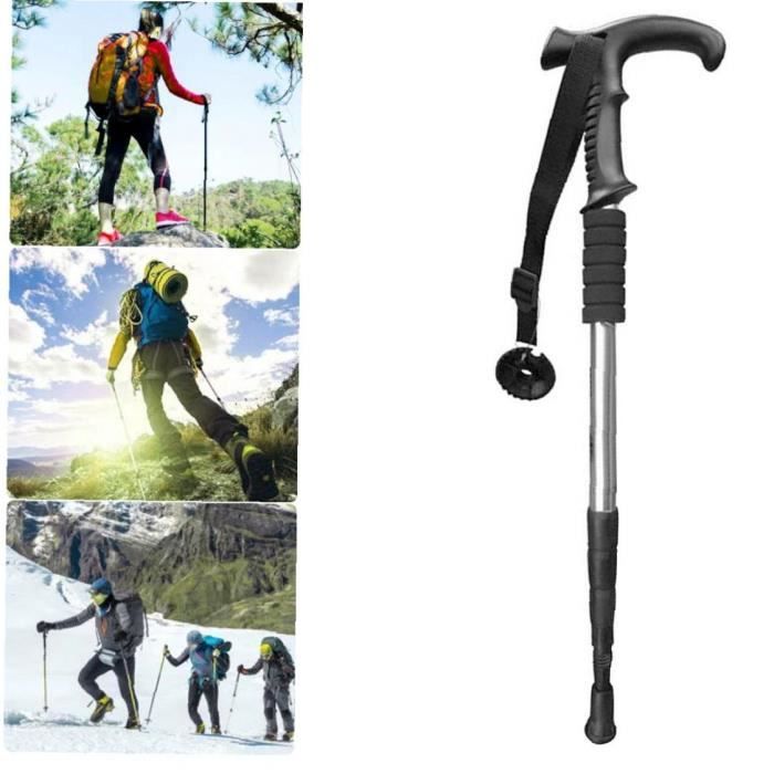 Bâton Marche Réglable Bâtons De Randonnée Télescopiques Alliage Titane - Réglables 38-105 Cm Pour Randonnée Et Marche Quotidienne Bâtons De Marche Réglables Pour Randonnée