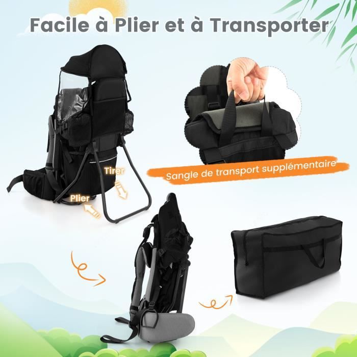 Porte-bébé Sac à Dos, Porte-bébé réglable pour Nouveau-né, Porte-bébé  Ergonomique, adapté aux bébés - Orchestra