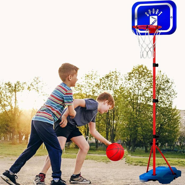 GILIKOKO Basketballkorb Kinder 110-190 cm höhenverstellbar Jungen Mädchen | Stabiler Stahlrahmen • Werkzeugfreie Montage • Für Garten & Indoor • Geburtstagsgeschenk Kinder 3-8 Jahre