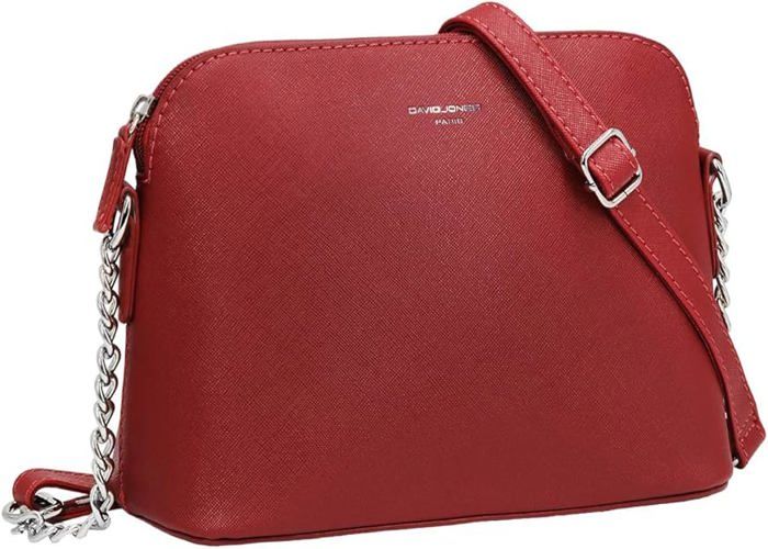 David Jones Petit Sac Bandoulière Femme Sac à Main Chaîne