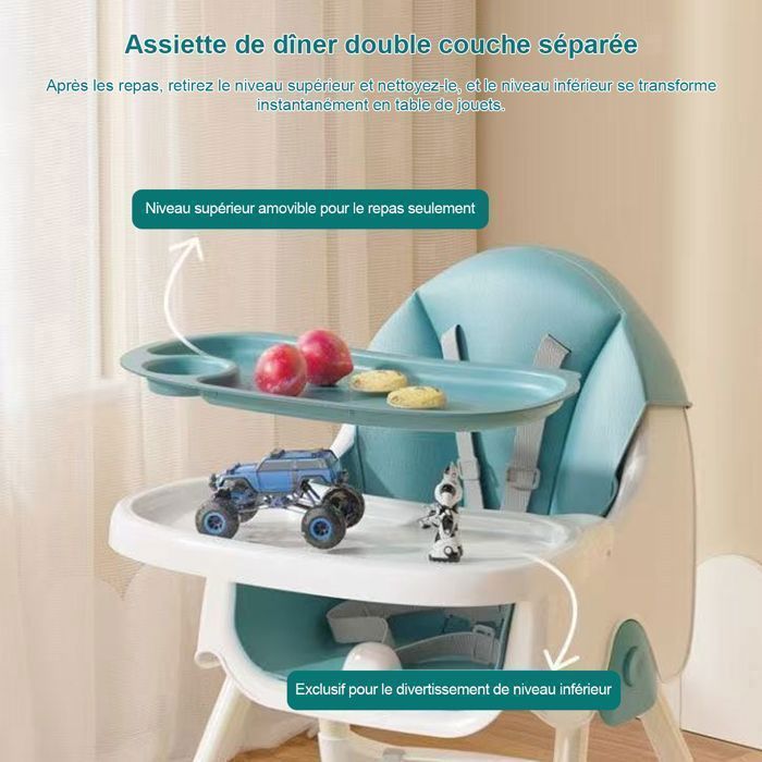 Chaise Haute Bébé | Siège Enfant Design Dinosaure,Avec Sons