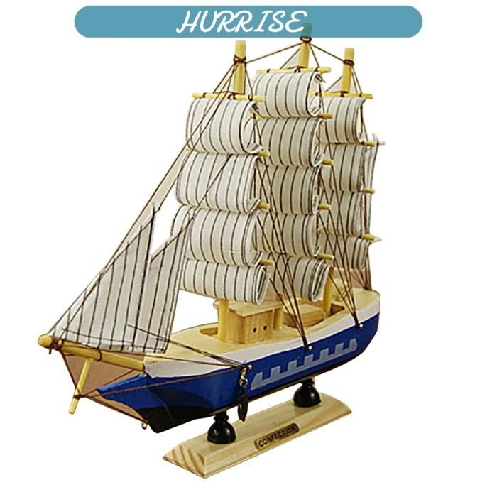 2 Bateaux à Voile Miniatures En Bois – à Peindre Et Décorer Soi-même, Décoration Nautique DIY !