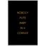 Nobody Puts Baby In A Corner Affiche Encadree Blanc 40x60 Cm Cinema Television Typographie Symboles Citations Et Achat Vente Affiche Poster Cdiscount