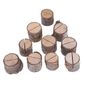 100 pcs en bois Love Coeur Table De Mariage Scatter Decor À faire soi-même Craft Tranches 1/" X 1.1/"
