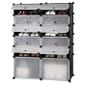 Penderie Etagere A Chaussures Modulable Diy 12 Cubes Meuble