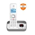 Téléphone fixe sans fil - ALCATEL - F860 voice grey - Blocage d'appels évolué-0