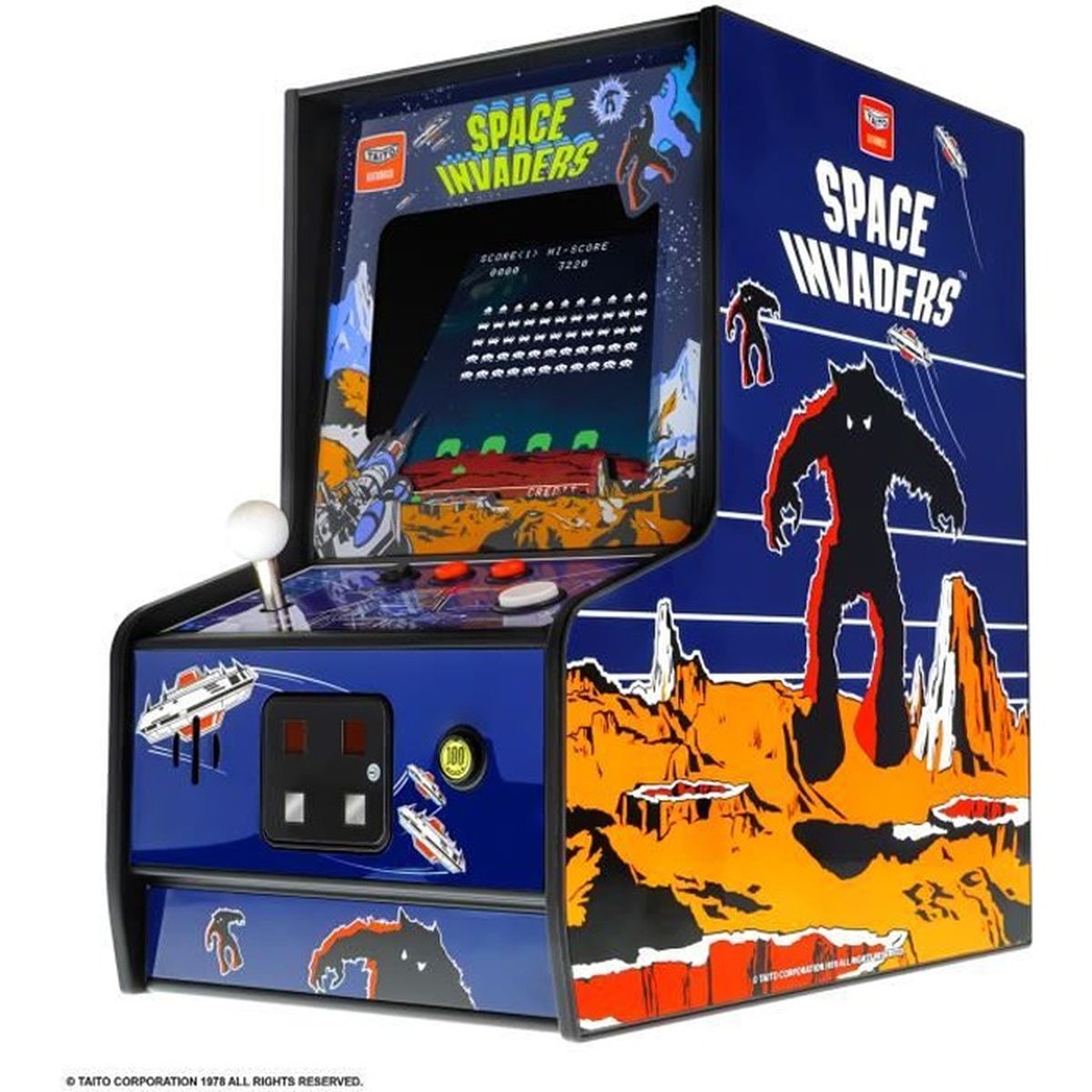Rétro SPACE INVADERS Mini électronique jeu d'arcade payer pour jouer de l'argent Box-Neuf 
