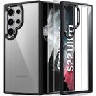 Coque de Protection - BOOLING - pour Samsung Galaxy S22 Ultra - Solide - Transparente - 2 Verres Trempés
