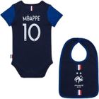Body + bavoir FFF bébé - Kylian MBAPPE - Collection officielle Equipe de France de Football