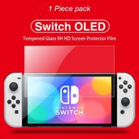 1 PCS Protecteur d'Écran pour Nintendo Switch, film en Verre tremblage 9H HD OLED, Accessoires de Jeu