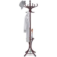 Porte Manteau Sur Pieds Avec 12 Crochets En Bois Massif Pour Manteaux Chapeaux Parapluie 51 X 51 X 184 Cm Couleur Naturel Cw9998 Maison Chic 85419231