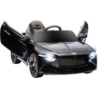 Véhicule électrique enfant Bentley Bacalar 2 moteurs 2 x 25 W télécommande effets sonores et lumineux noir
