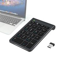 Pavé numérique Clavier Numérique sans-Fil de 22 Touches avec Mini récepteur USB 2.4G pour iMac, Ordinateur de Bureau et Portable