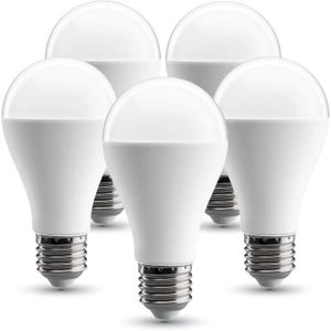 AMPOULE - LED – Ampoule Led – Douille E27 – Lumière Blanche Chaude 2 700 K - Lot De 5 Pièces Warmlicht - 17 Watt (5-Er Pack)[u3001]