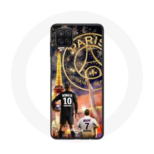 HOUSSE - ÉTUI Coque pour Samsung Galaxy A12 PSG Neymar et Mbappé