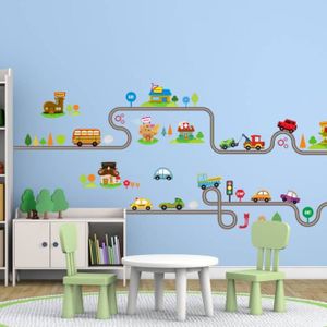 Stickers muraux Amis de p/épini/ère de b/éb/é pour Chambre denfants Stickers muraux Chats de Dessins anim/és d/écalcomanies Amovibles pour Enfants de Chats