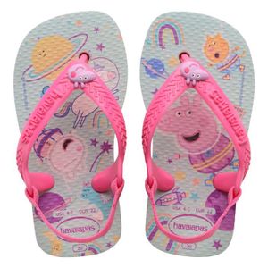 TONG Tong Enfant Havaianas - N Baby Peppa Pig - Fille - Ballet rose - Confort exceptionnel