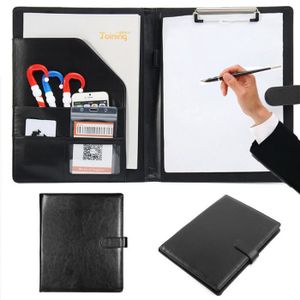 Porte Document A5 Support Pour Bloc-notes Format A5 Avec Organiseur de  Conférencier Porte-documents,Porte-Bloc ( Noir ) - Cdiscount Bagagerie -  Maroquinerie