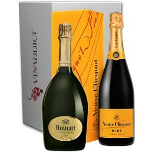 CHAMPAGNE Coffret Champagne Prestige Vinaddict - Ruinart & V