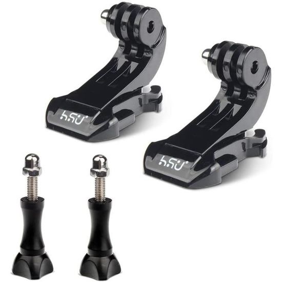 Support Adhésif Pour Caméra D'action - Kit Plat & Incurvé - Compatible GoPro, DJI Osmo, Insta360 | Fixation Casque Moto, Sport, Aventure
