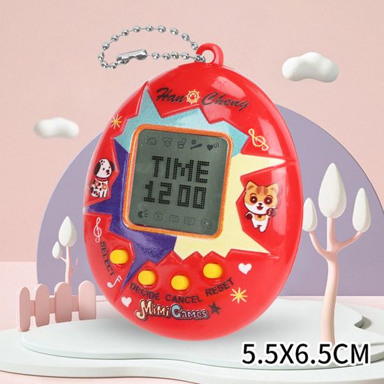 Étui De Protection En Silicone Pour Tamagotchi Paradise – Cache-bouton Inclus – Rose – Anti-rayures, Anti-chocs
