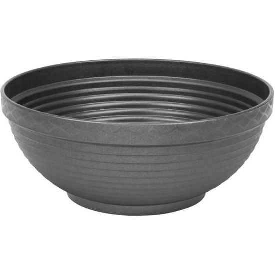 Pot De Fleurs Lafiora Olive Terre Cuite 35 Cm H 28 Cm Gris Clair - Luxembourg