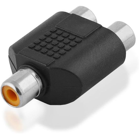 Qaoquda Répartiteur de câble AV, câble répartiteur RCA, prise mâle 3RCA