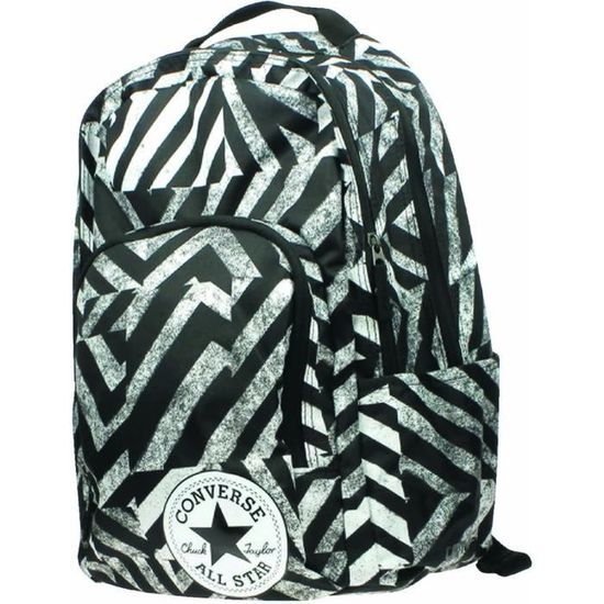 Sac a dos Converse Enfant Noir et blanc Polyester Decontracte 30x21x43 cm Noir et blanc Cdiscount Bagagerie Maroquinerie