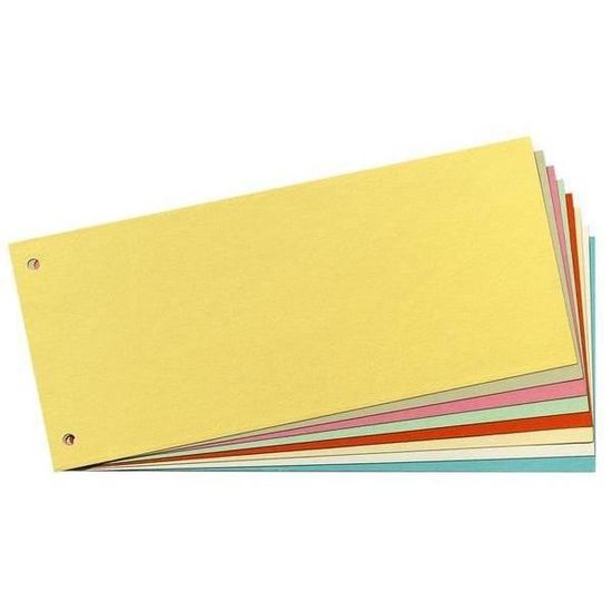 Intercalaires Herlitz A4 Carton Manille - 240x105mm Pour Classement Archives