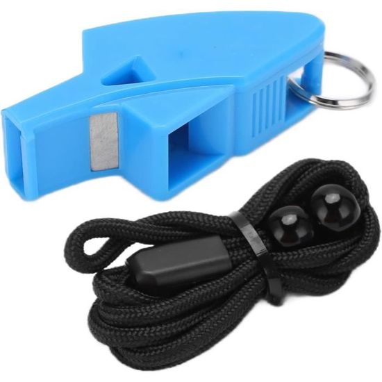 Lot De 2 Sifflets D'arbitre En Acier Inoxydable - Avec Cordon Réglable, Jusqu'à 128 DB, Pour Sport, éducation Et Chiens