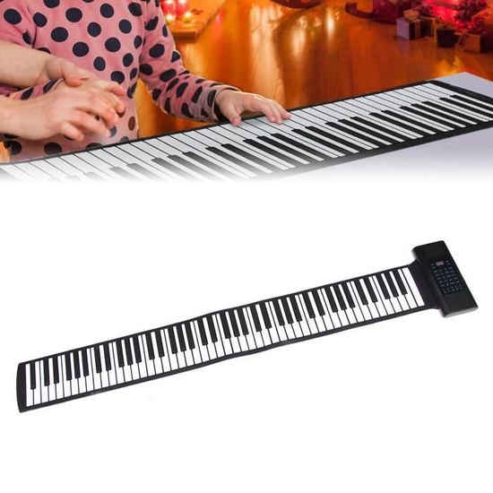 Piano Enroulable à 88 Touches, Clavier De Piano électrique à Main Avec